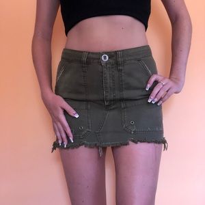 Denim Mini Skirt